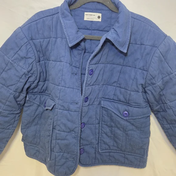 Back Beat Co. Indigo Quilted Jacket - Picture 5 of 16